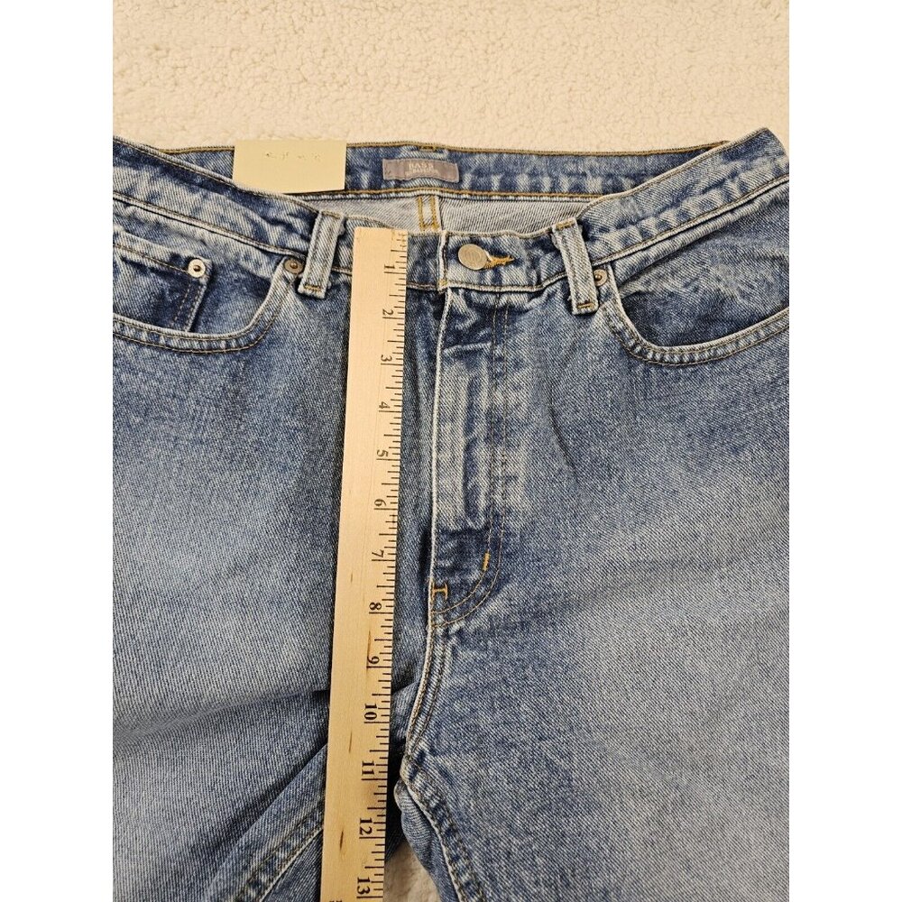 Bass Jeans Women's 10 Short Relaxed Fit Light Wash Blue Mom Jeans Preppy 90s - Picture 4 of 16